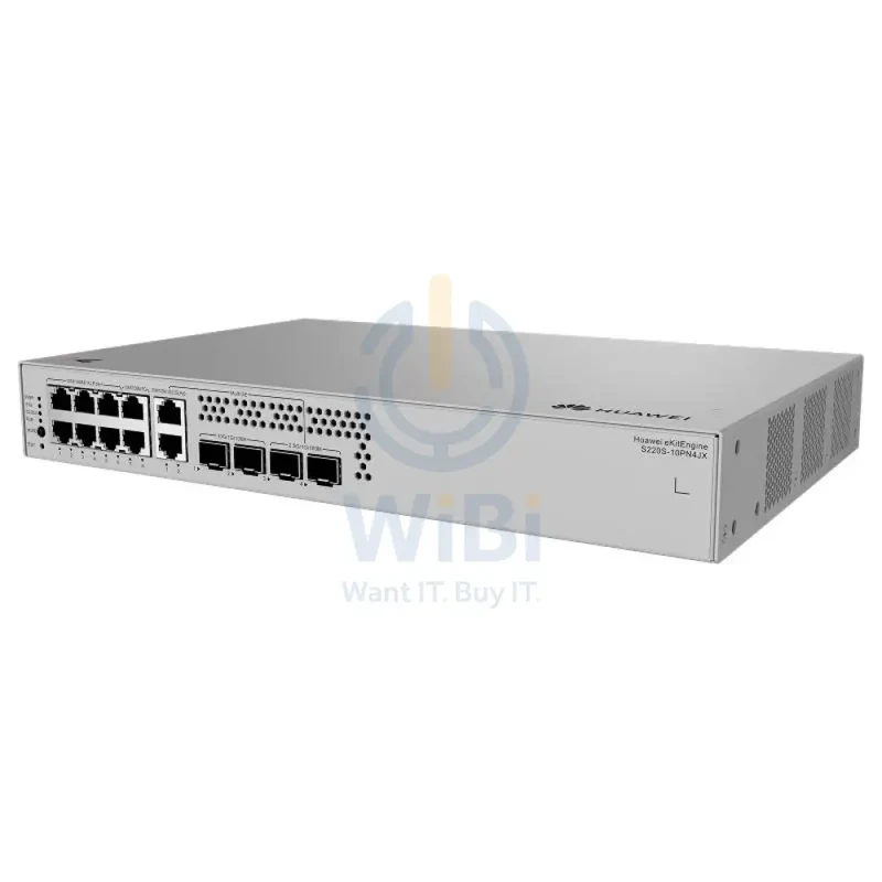 Huawei eKitEngine S220S-10PN4JX Switch - 76 Gbit/s / 2.5G SFP / GE RJ45 - Switch