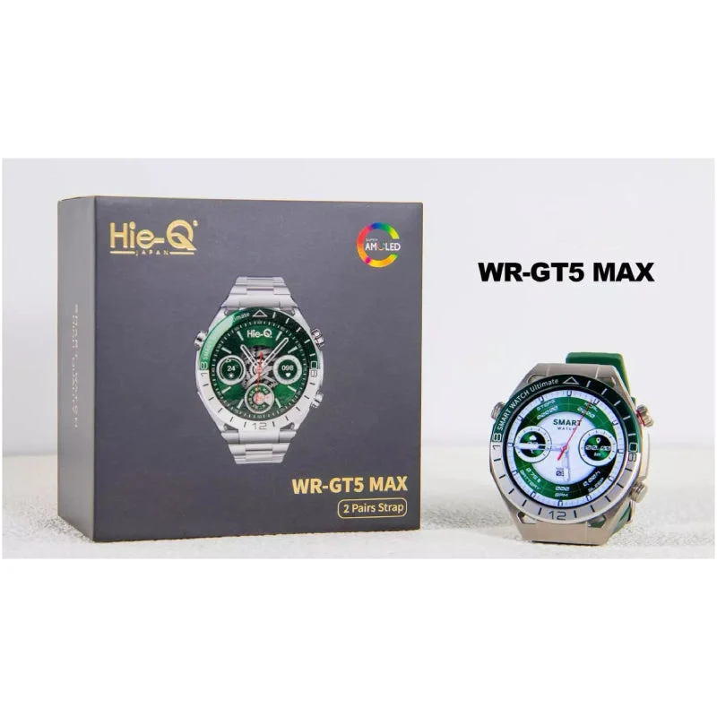 Hie-Q WR-GT5 Max Smart Watch - 2 Pair Straps