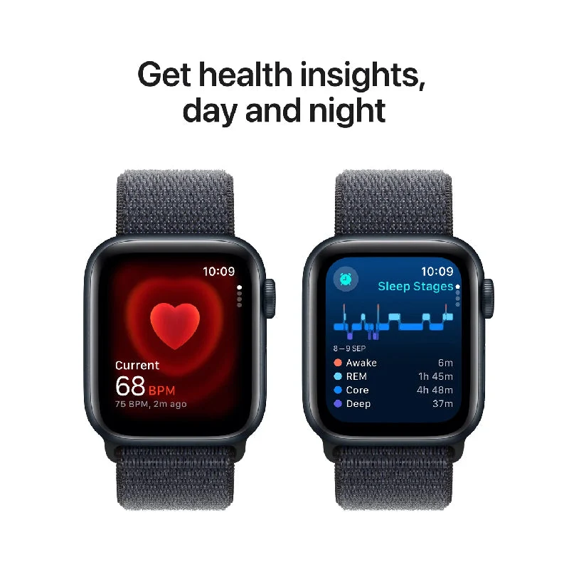 Apple Watch SE (2nd Gen) with Sport Loop - LTPO OLED / 44mm / Bluetooth / Wi-Fi / Ink