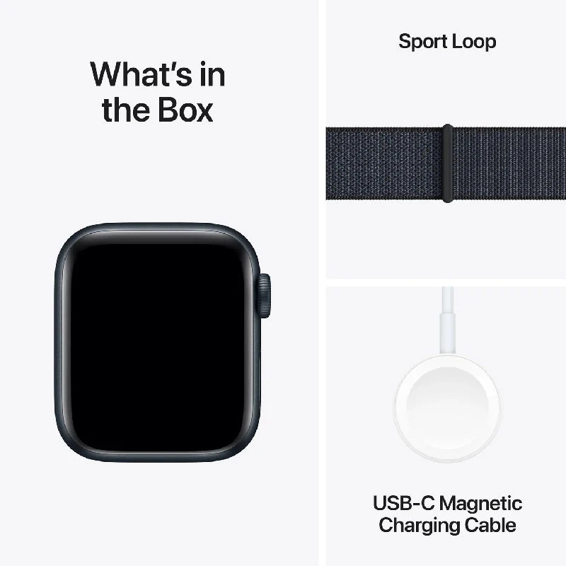 Apple Watch SE (2nd Gen) with Sport Loop - LTPO OLED / 44mm / Bluetooth / Wi-Fi / Ink