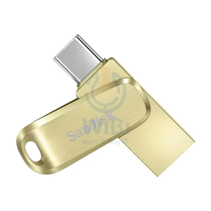 SanDisk Ultra Dual Drive Luxe - 512GB / Up to 400 MB/s / USB 3.2 Gen 1 / Gold