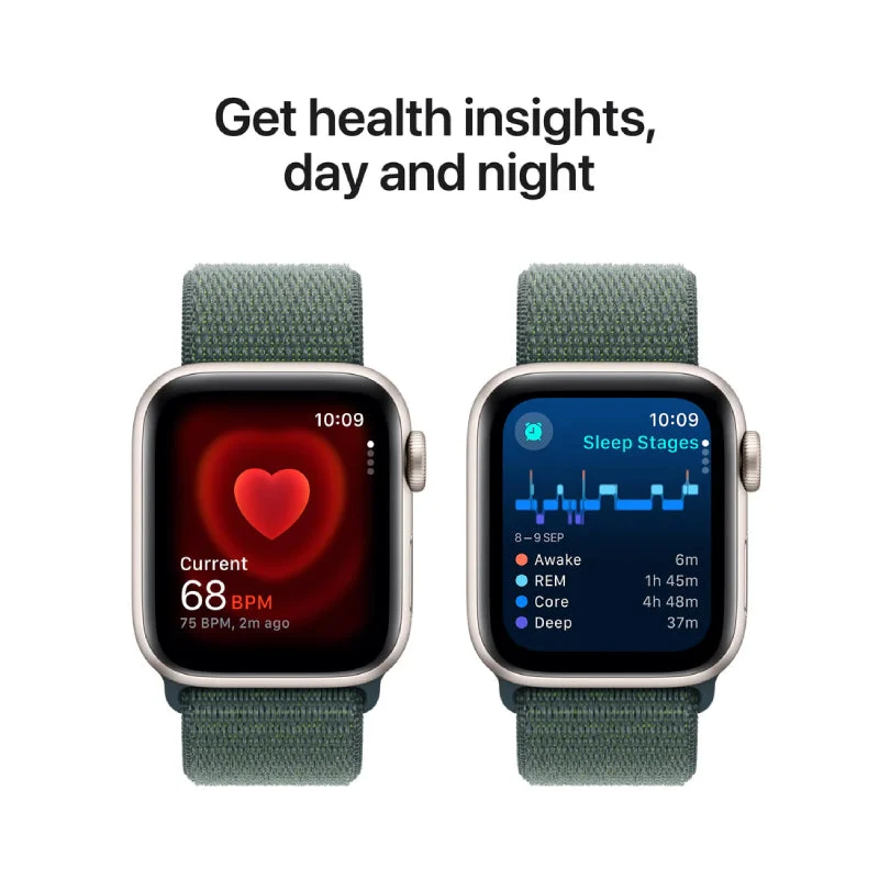 Apple Watch SE (2nd Gen) with Sport Loop - LTPO OLED / 40mm / Bluetooth / Wi-Fi / Lake Green