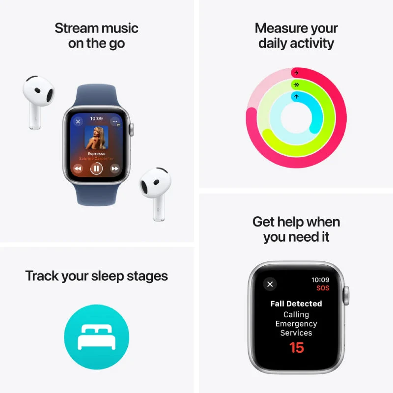 Apple Watch SE (2nd Gen) with Sport Loop - LTPO OLED / 40mm / Bluetooth / Wi-Fi / Lake Green