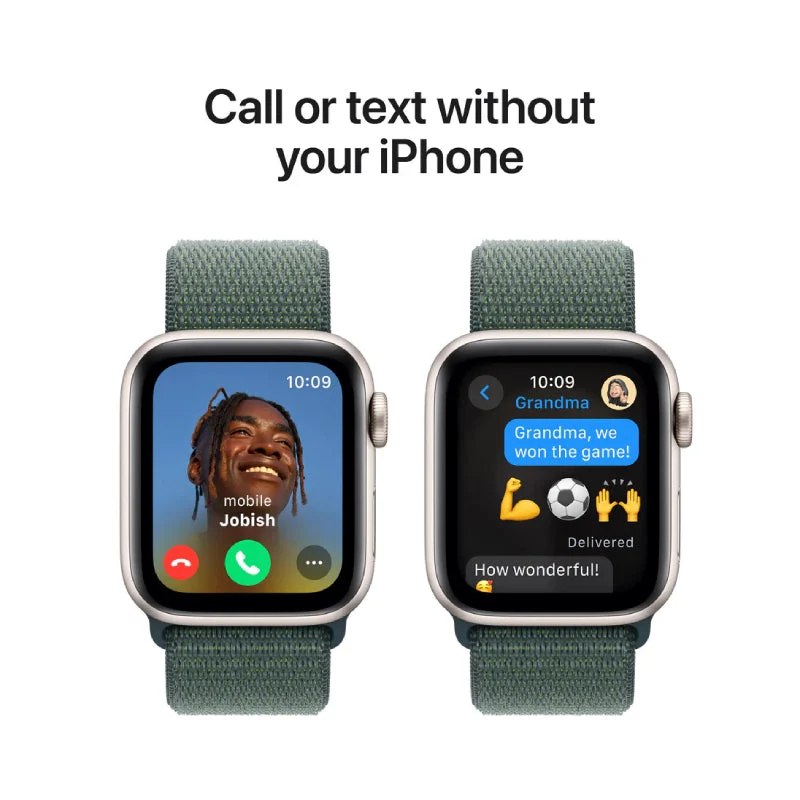 Apple Watch SE (2nd Gen) with Sport Loop - LTPO OLED / 40mm / Bluetooth / Wi-Fi / Lake Green