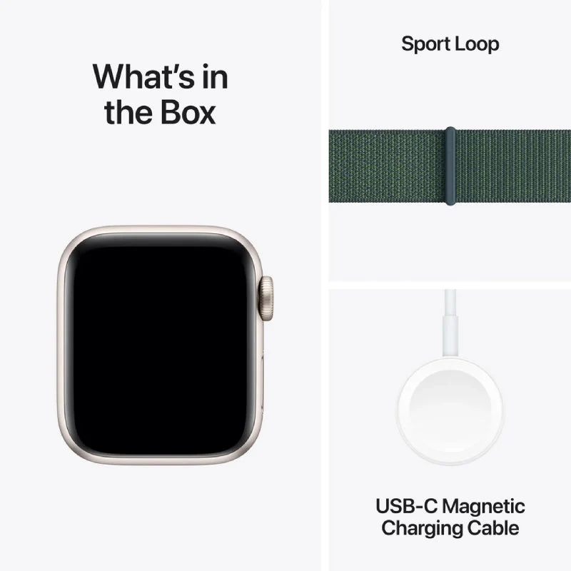 Apple Watch SE (2nd Gen) with Sport Loop - LTPO OLED / 40mm / Bluetooth / Wi-Fi / Lake Green