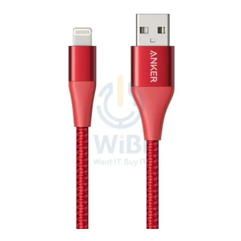 Anker Powerline+ II Lightning Cable - 0.9 Meter / Red