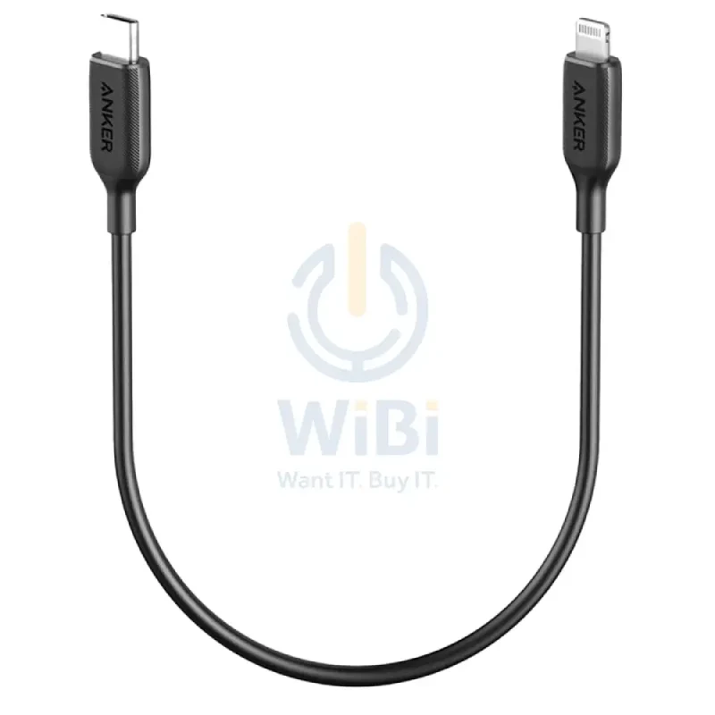 Anker PowerLine III Lightning Cable - USB-C / 0.3 Meter / Black