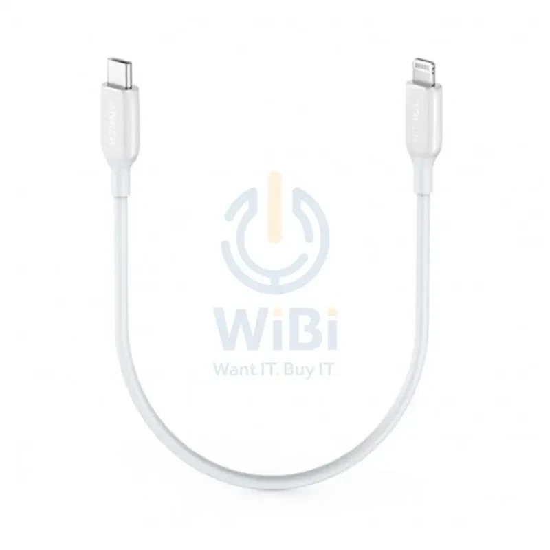 Anker PowerLine III Lightning Cable - USB-C / 0.3 Meter / White