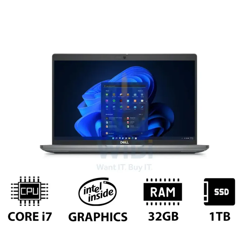 Dell Latitude 5450 - 14.0" FHD / i7 / 32GB / 1TB (NVMe M.2 SSD) / WWAN / Win 11 Pro / 1YW - Laptop