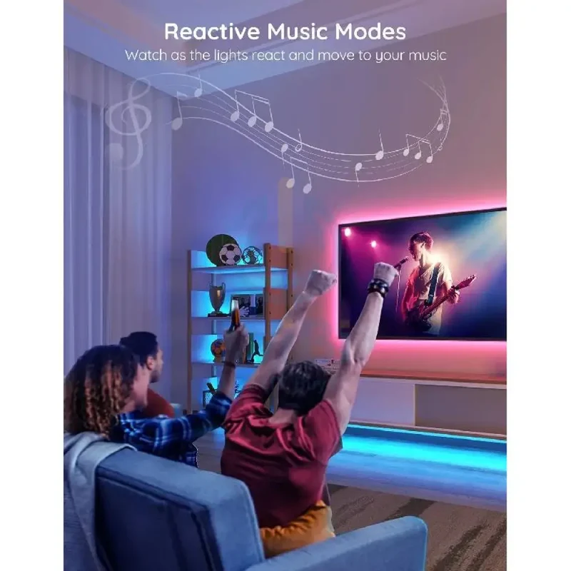 شريط إضاءة LED من جوفي بتقنية RGB - بلوتوث / 5 أمتار
