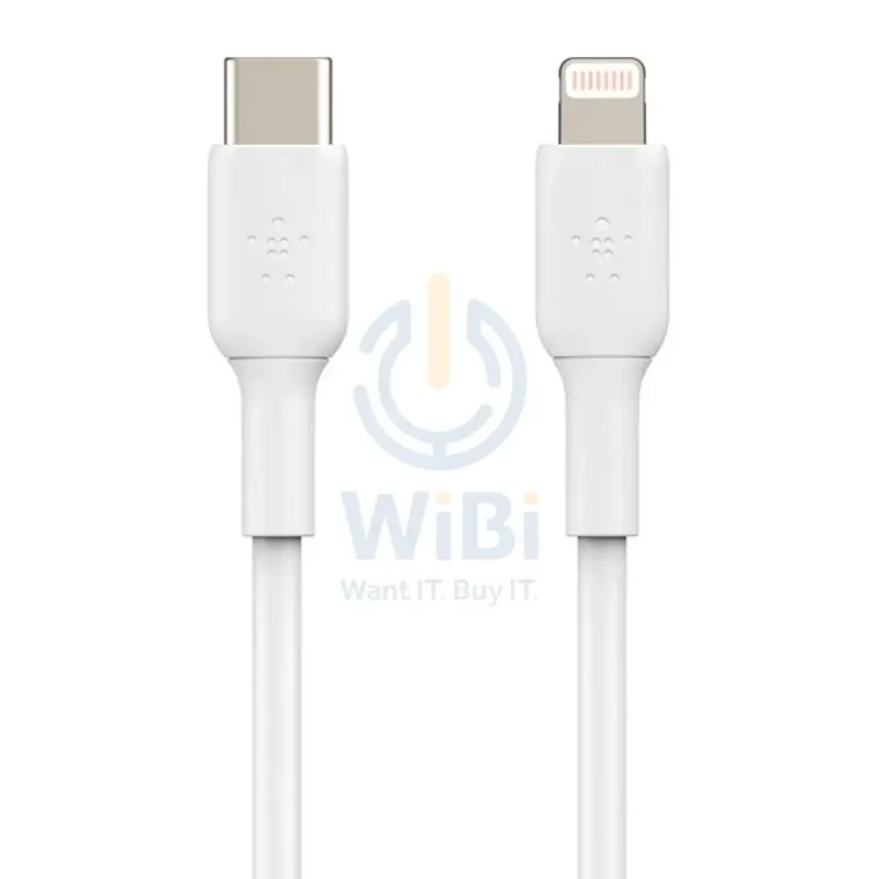 Belkin Boost Charge Cable - 1 Meter / USB-C / Lightning / White