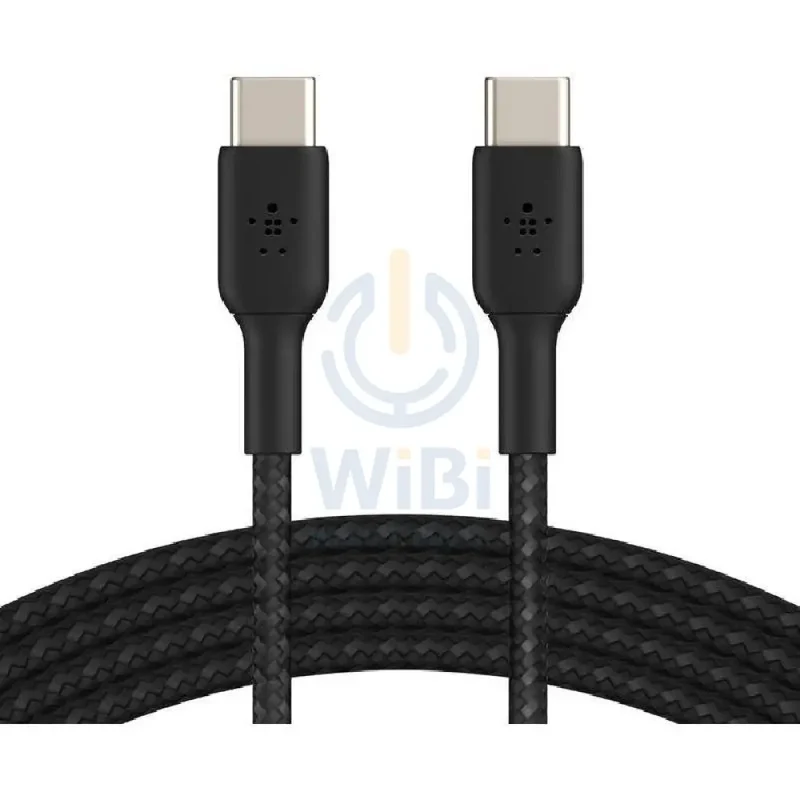Belkin Premium Braided Cable - 1 Meter / USB-C / Black