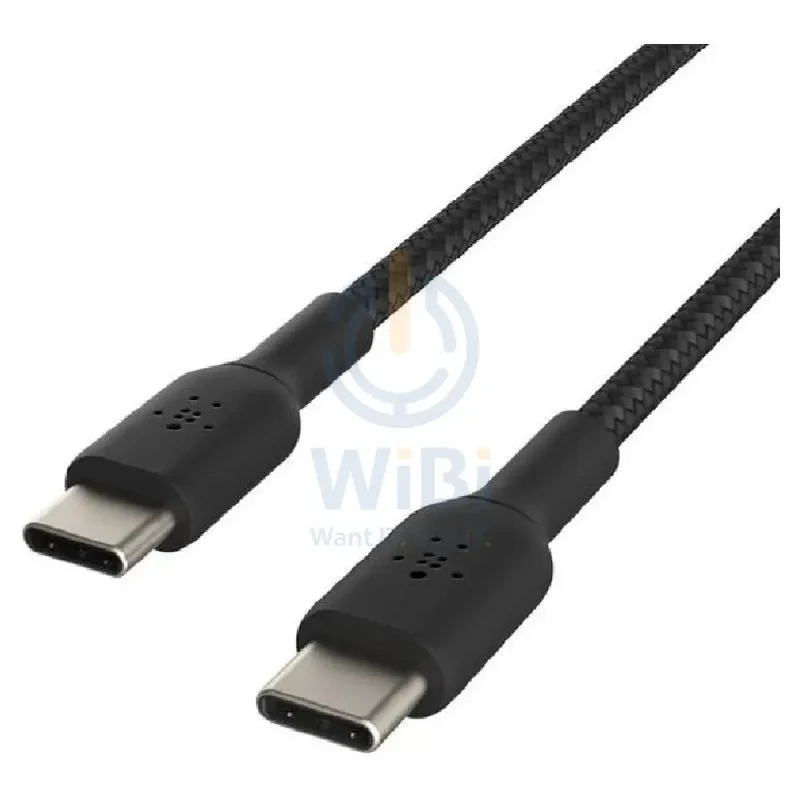 Belkin Premium Braided Cable - 1 Meter / USB-C / Black