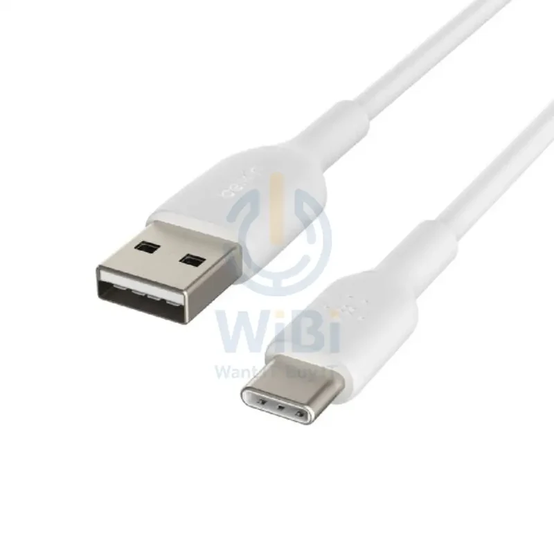 Belkin PVC Cable - 1 Meter / USB-A / USB-C / White
