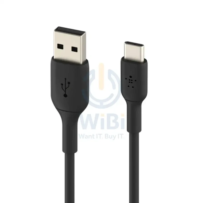 Belkin PVC Cable - 1 Meter / USB-A / USB-C / Black