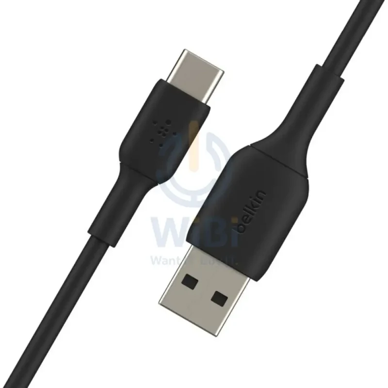 Belkin PVC Cable - 1 Meter / USB-A / USB-C / Black