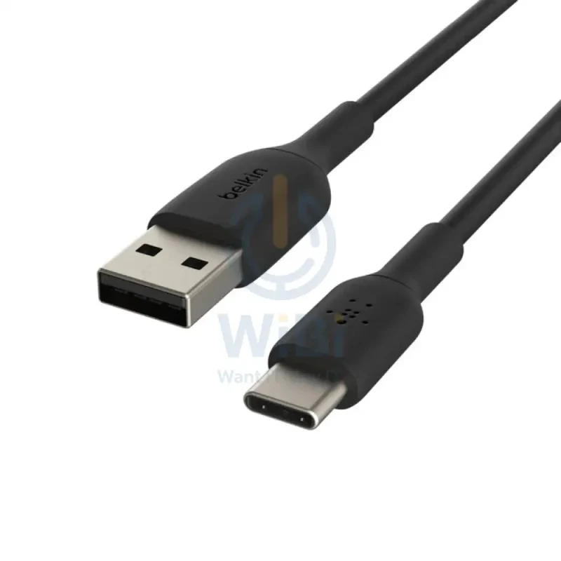 Belkin PVC Cable - 1 Meter / USB-A / USB-C / Black