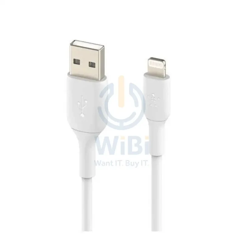 Belkin PVC Cable - 1 Meter / USB-A / Lightning / White