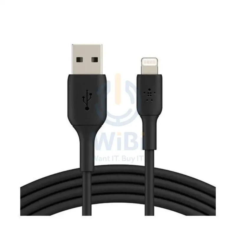 Belkin PVC Cable - 1 Meter / USB-A / Lightning / Black