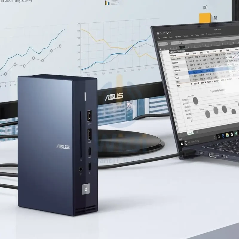 ASUS SimPro Dock 2 - USB 3.0 / HDMI 2.0 / Thunderbolt 3.0 / Smart Card Reader
