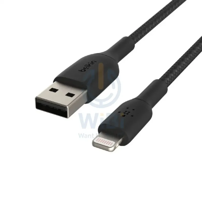 Belkin Premium Braided Cable - 1 Meter / USB-A / Lightning / Black