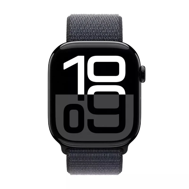 Apple Watch Series 10 with Sport Loop - LTPO OLED / 64GB / 42mm / Bluetooth / Wi-Fi / Jet Black / New / Open Seal Only