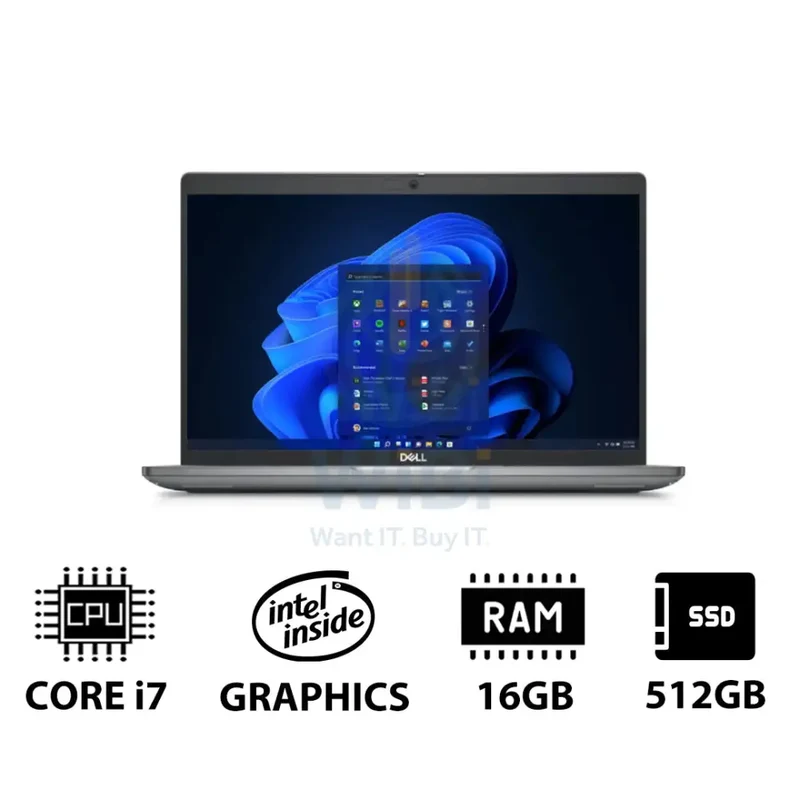 Dell Latitude 5450 - 14.0" FHD / i7 / 16GB / 512GB (NVMe M.2 SSD) / WWAN / Win 11 Pro / 1YW - Laptop