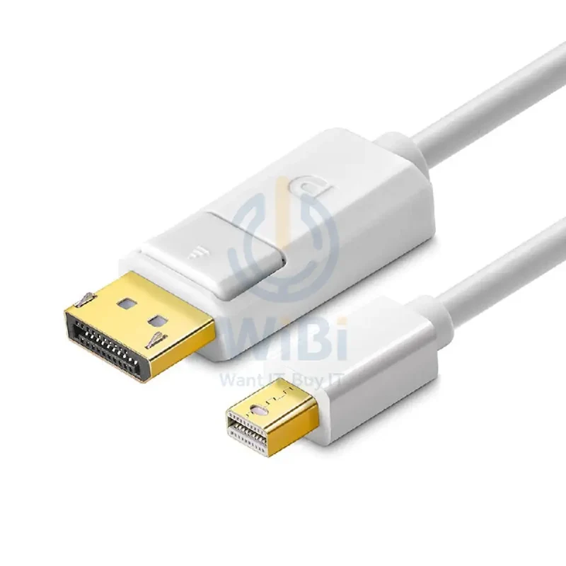 كابل جاسوز A124 ميني ديسبلاي بورت إلى ديسبلاي بورت، بطول 1.8 متر / أبيض