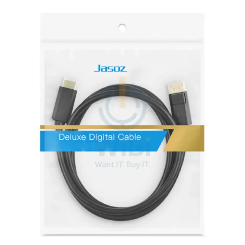 كابل جازوز A121 من ديسبلاي بورت إلى HDMI - 1.5 متر / أسود