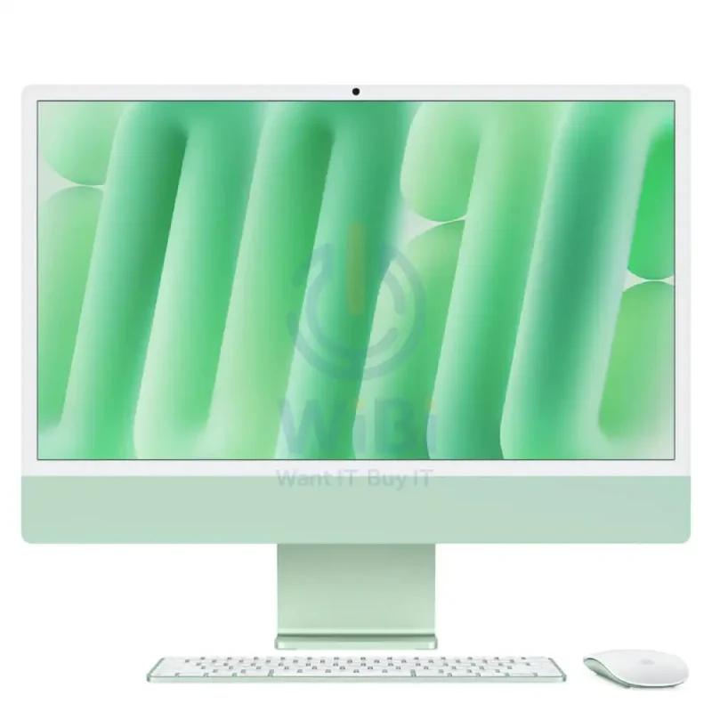 Apple iMac - 24" Standard Glass / M4 / 10-Core CPU / 10-Core GPU / 16 Core Neural Engine / 16GB RAM / 512GB SSD / Arb/Eng / Green / 1YW