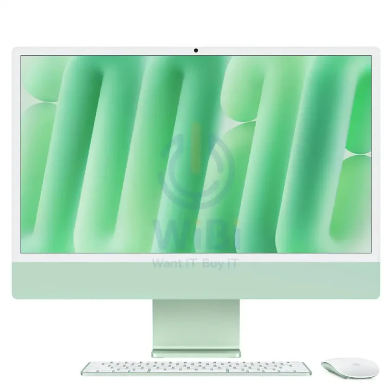Apple iMac - 24" Standard Glass / M4 / 10-Core CPU / 10-Core GPU / 16 Core Neural Engine / 24GB RAM / 512GB SSD / Arb/Eng / Green / 1YW
