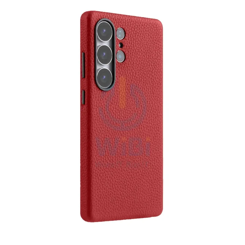 Melkco Origin Series Premium Leather Regal Snap MagSafe Cover - Samsung Galaxy S25 Ultra / Red