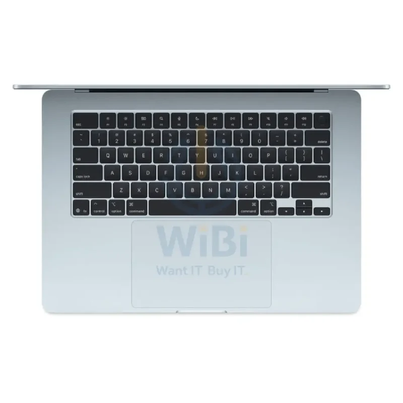 Apple MacBook Air - 15.3" / M4 / 10-Core CPU / 10-Core GPU / 16-Core Neural Engine / 16GB RAM / 512GB SSD / Arabic/English / Sky Blue / 1YW