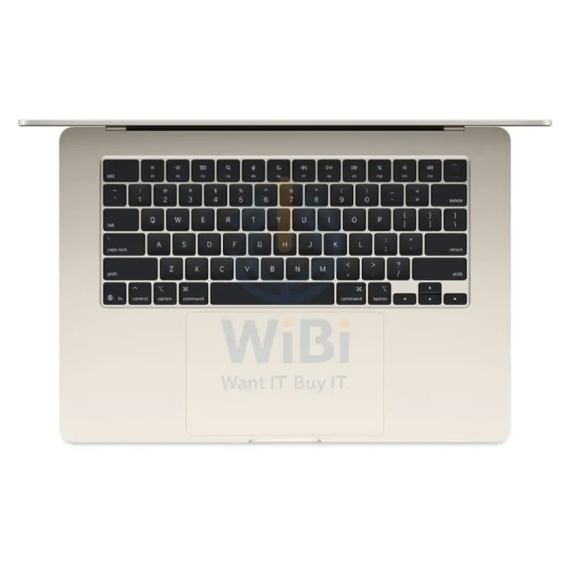 Apple MacBook Air - 15.3" / M4 / 10-Core CPU / 10-Core GPU / 16-Core Neural Engine / 16GB RAM / 256GB SSD / Arabic/English / Starlight / 1YW