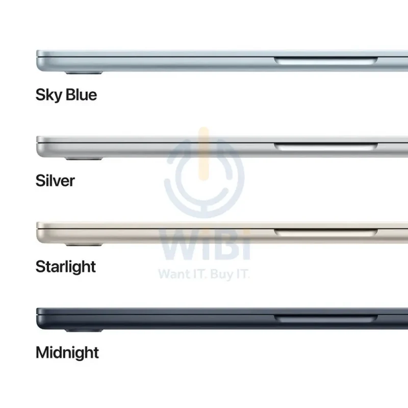 Apple MacBook Air - 13.6" / M4 / 10-Core CPU / 10-Core GPU / 16-Core Neural Engine / 16GB RAM / 512GB SSD / Arabic/English / Midnight / 1YW