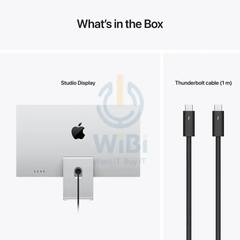 Apple Studio Display With Tilt And Height Adjustable Stand - Nano-Texture Glass / 27" 5K / 600 nits / USB-C / (2025 Model)