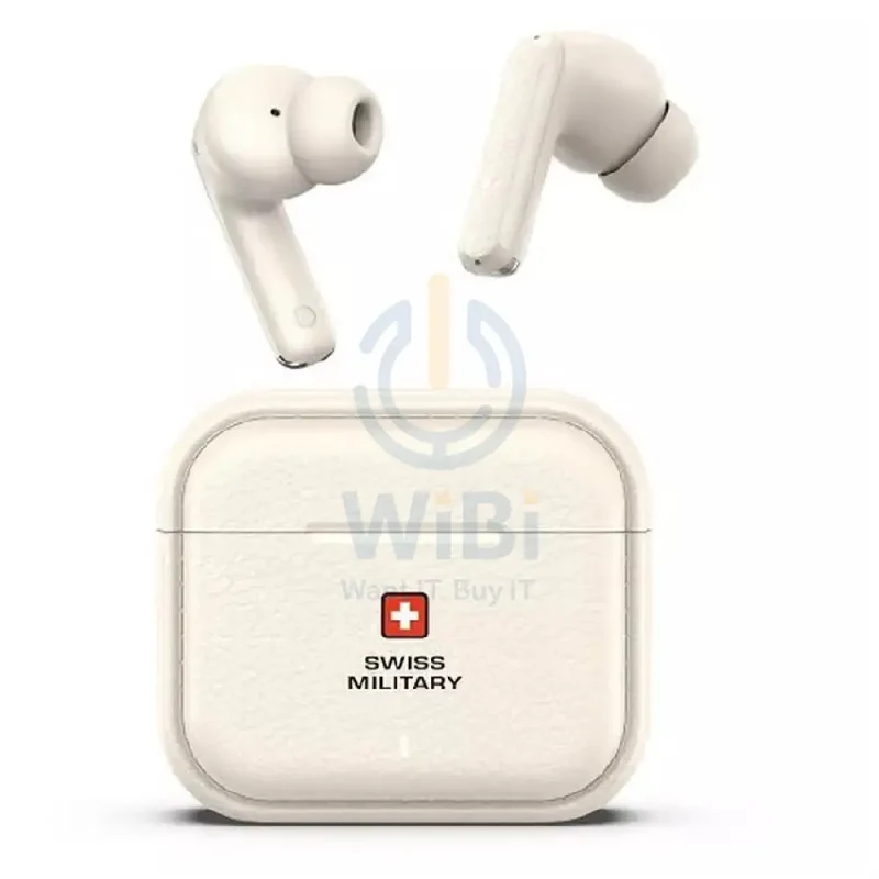 Swiss Military Victor RT75 Pro TWS Earbuds - ANC / Wireless / Cream
