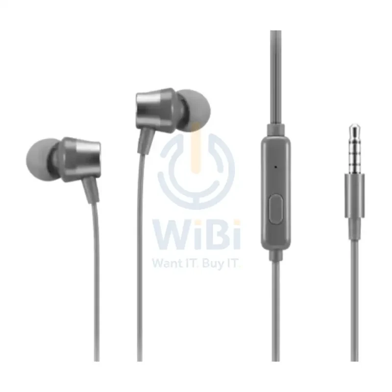 Lenovo 110 Analog Earphones - 3.5mm Jack / Wired / In-Ear / Black
