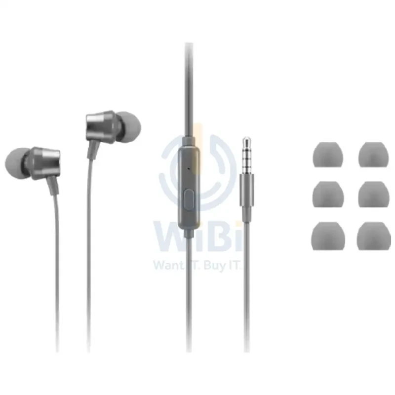 Lenovo 110 Analog Earphones - 3.5mm Jack / Wired / In-Ear / Black