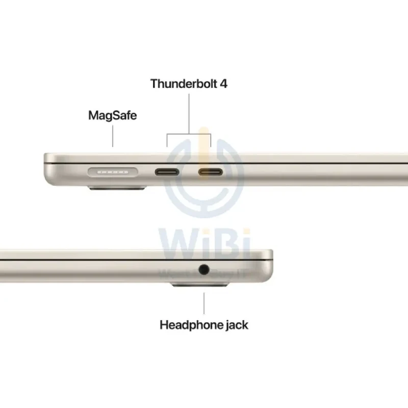 Apple MacBook Air - 13.6" / M4 / 10-Core CPU / 8-Core GPU / 16-Core Neural Engine / 16GB RAM / 256GB SSD / Arabic/English / Starlight / 1YW