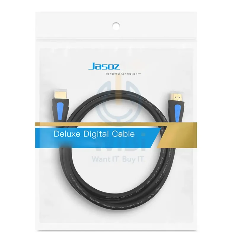 Jasoz A118 HDMI HD Cable - 4K / 5 Meter / Black/Blue