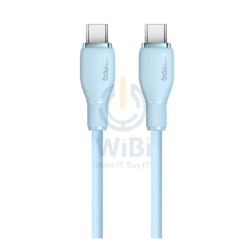 Baseus Pudding Series Fast Charging Cable - Type-C / 1.2 Meter / 100W / Galaxy Blue