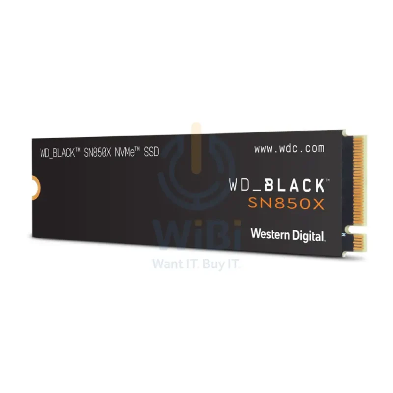 WD Black SN850X Gaming NVMe SSD - 1TB / M.2 2280 / Up to 7300MB/s / PCIe 4 x4 - SSD (Solid State Drive)