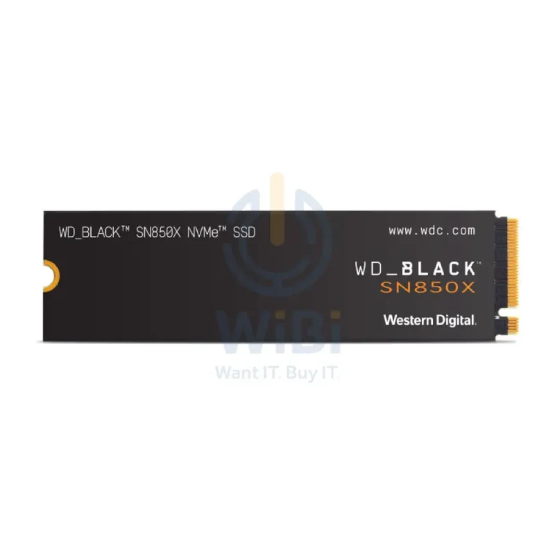 WD Black SN850X Gaming NVMe SSD - 1TB / M.2 2280 / Up to 7300MB/s / PCIe 4 x4 - SSD (Solid State Drive)