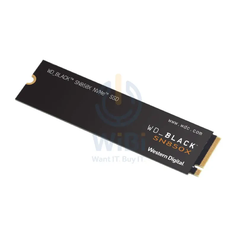 WD Black SN850X Gaming NVMe SSD - 1TB / M.2 2280 / Up to 7300MB/s / PCIe 4 x4 - SSD (Solid State Drive)