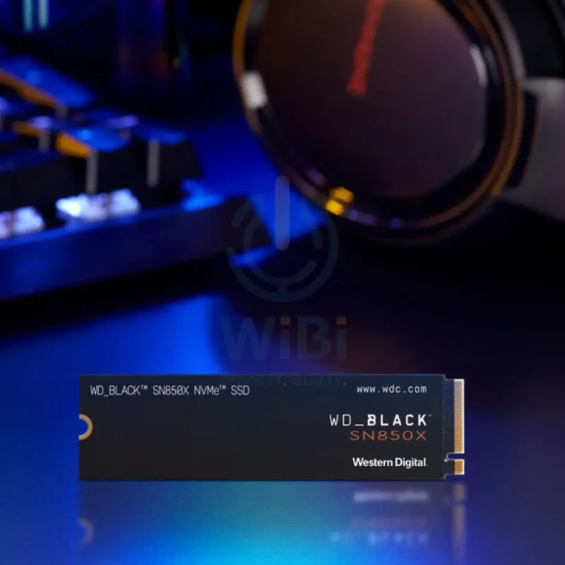 WD Black SN850X Gaming NVMe SSD - 1TB / M.2 2280 / Up to 7300MB/s / PCIe 4 x4 - SSD (Solid State Drive)