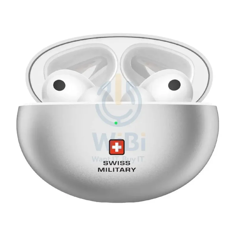 Swiss Military Victor 3 Earbuds - ANC / Wireless / Silver