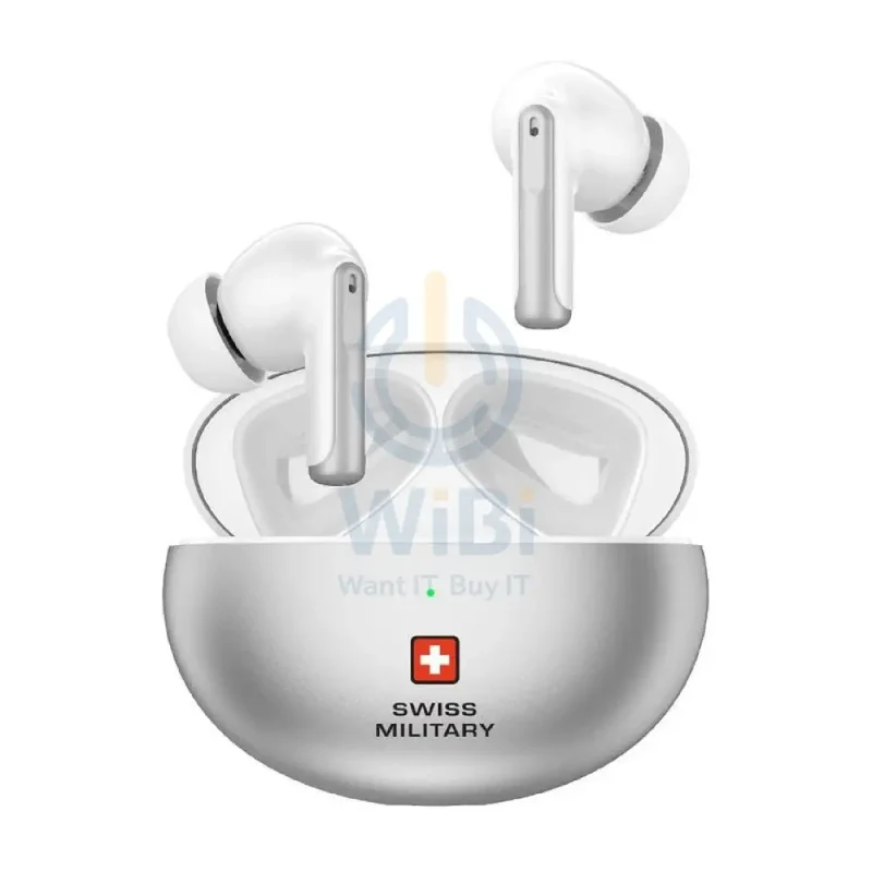 Swiss Military Victor 3 Earbuds - ANC / Wireless / Silver