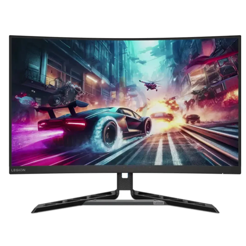 Lenovo Legion R32qc-30 - 31.5" QHD Curved / 0.5ms / Up to 180Hz / HDMI 2.1 / DP 1.4 / Speaker / Eyesafe / Raven Black - Gaming Monitor
