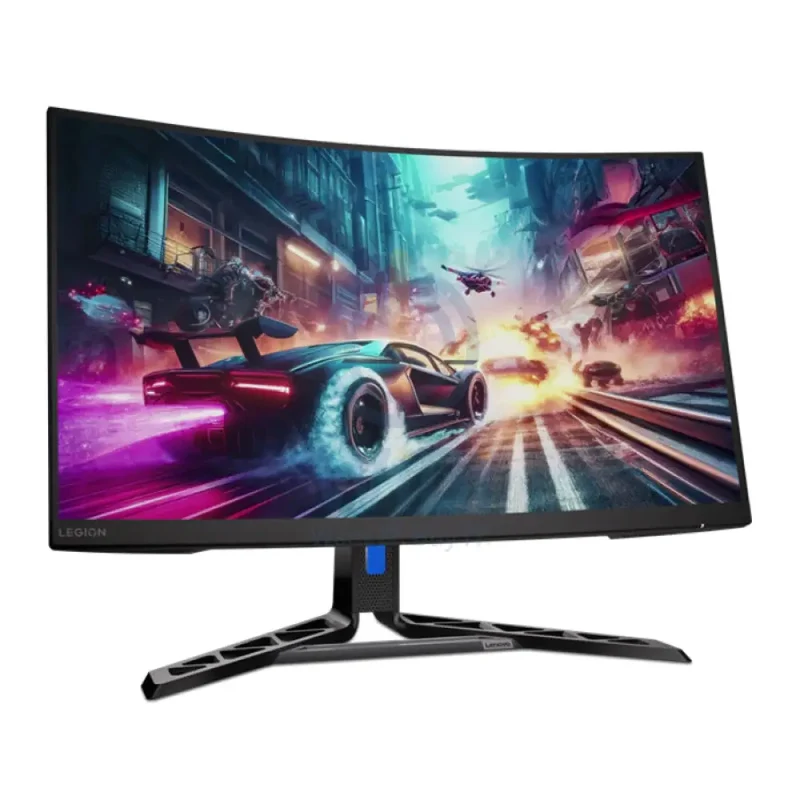 Lenovo Legion R32qc-30 - 31.5" QHD Curved / 0.5ms / Up to 180Hz / HDMI 2.1 / DP 1.4 / Speaker / Eyesafe / Raven Black - Gaming Monitor